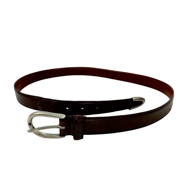 Coach Brown Leather Belt Men’s Size 40” (100 cm) 5930 Made in USA - Picture 1 of 11